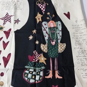 Alma Lynne Designs Fabric Panel Vest Angel Hearts Stars Homespun Sewing‎
